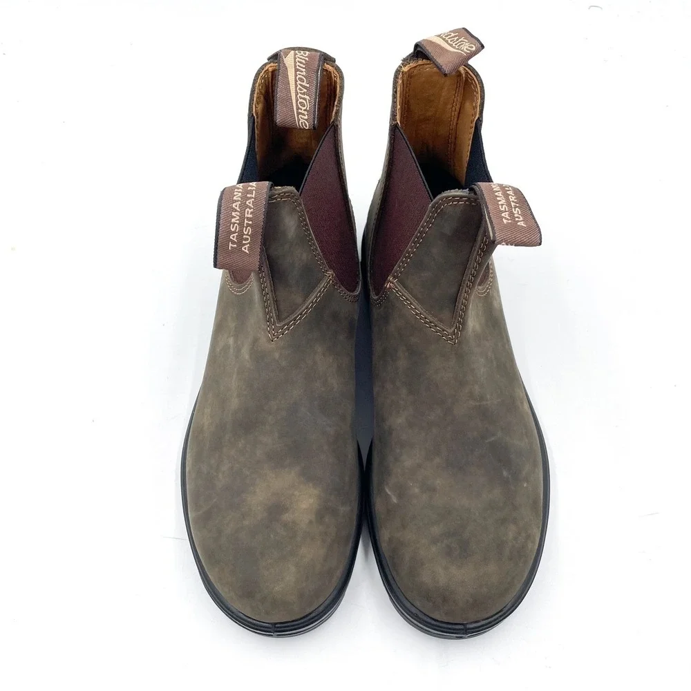 Blundstone 585 Chelsea Boots Rustic Brown Leather Ankle Sz 11 US / 10 AU Men's